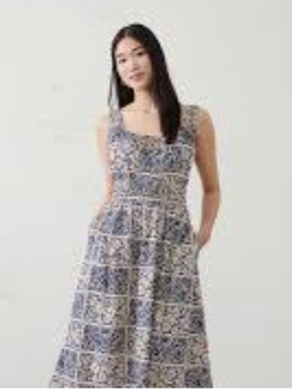 Banana Republic Factory Smocked Waist Midi Dress